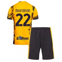 Echipament fotbal Inter Milan Henrikh Mkhitaryan #22 Tricou Treilea 2024-25 pentru copii maneca scurta (+ Pantaloni scurti)